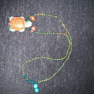 Cute Turtle Beaded Necklace